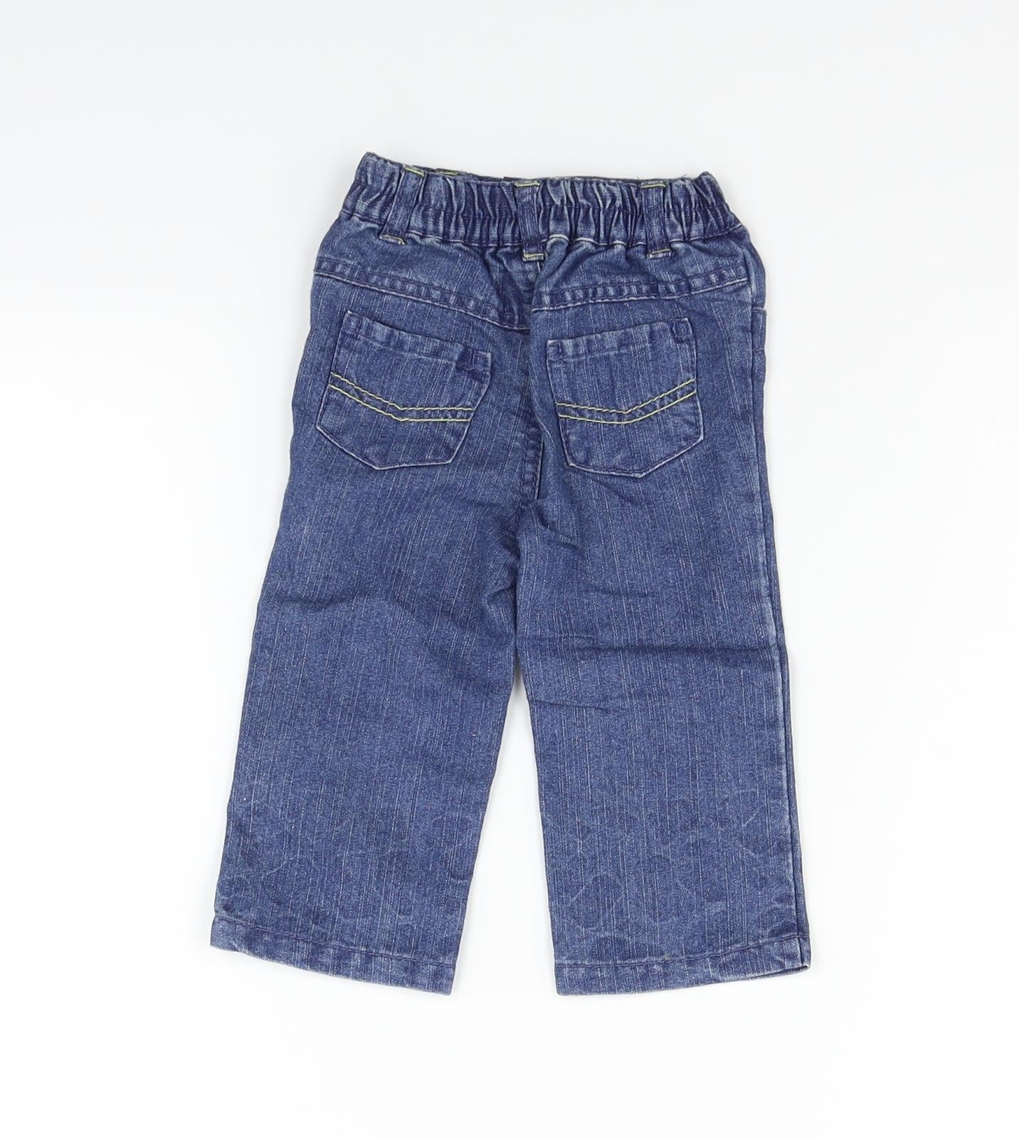Earlydays Boys Blue   Cargo Jeans Size 6-9 Months