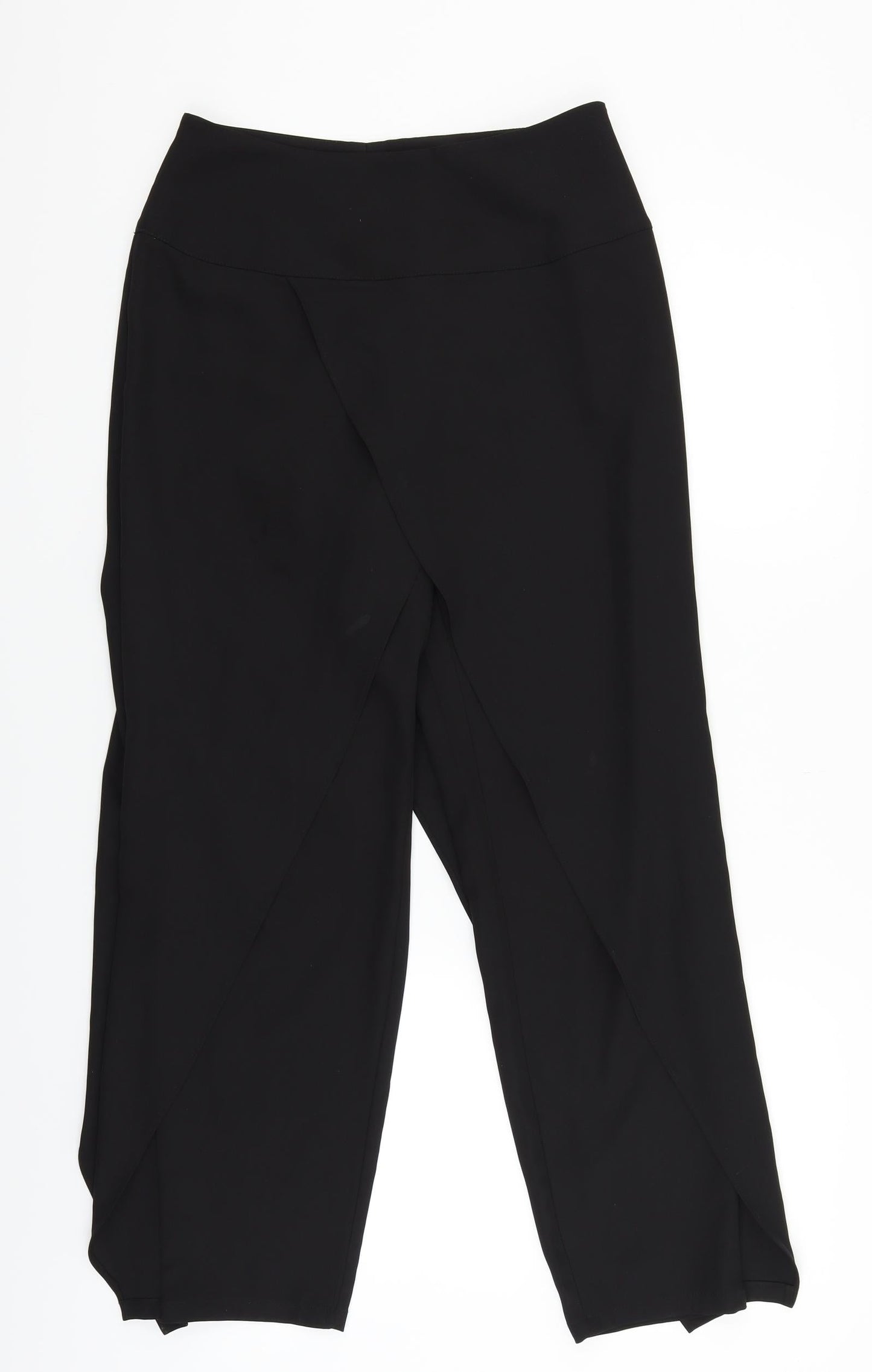 Womens UK Size 30 in Preworn Regular Fit  Black Trousers