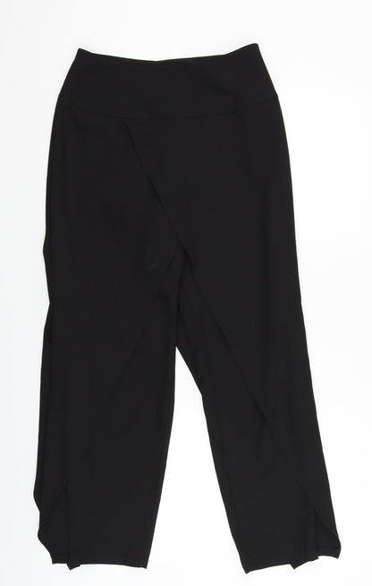 Womens UK Size 30 in Preworn Regular Fit  Black Trousers