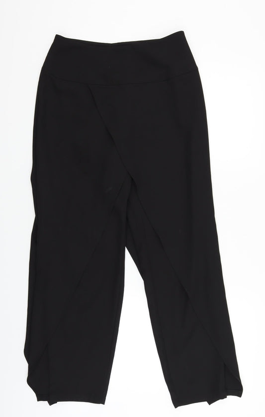 Womens UK Size 30 in Preworn Regular Fit  Black Trousers
