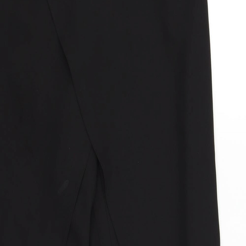 Womens UK Size 30 in Preworn Regular Fit  Black Trousers