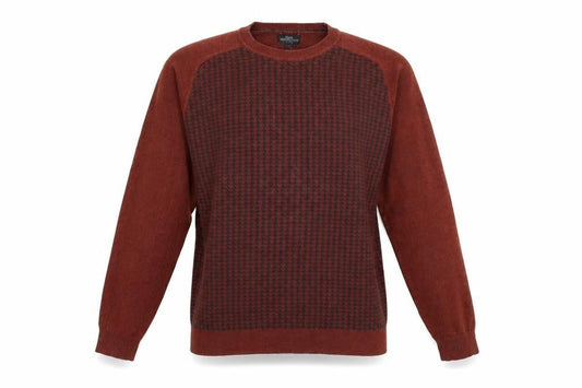 NEXT Womens Red Houndstooth  Pullover Jumper Size L