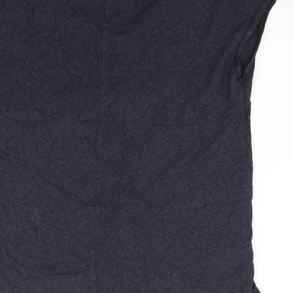 Womens UK Size 10 River Island Blue Basic T-Shirt