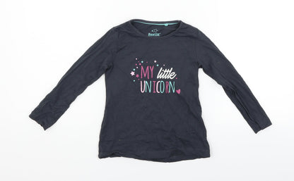 Lupilu Boys Blue   Basic T-Shirt Size 3-4 Years  - my little unicorn