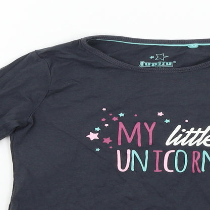 Lupilu Boys Blue   Basic T-Shirt Size 3-4 Years  - my little unicorn