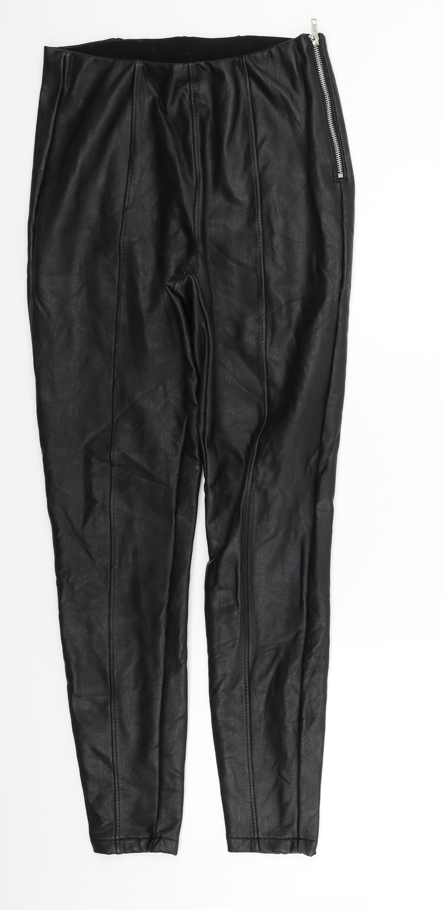 New Look Womens Black   Trousers  Size 12 L27 in