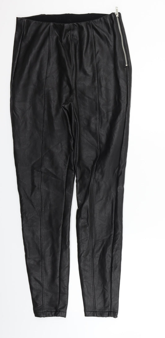 New Look Womens Black   Trousers  Size 12 L27 in