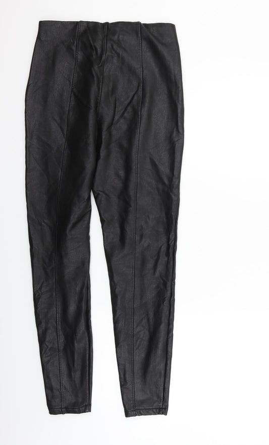 New Look Womens Black   Trousers  Size 12 L27 in
