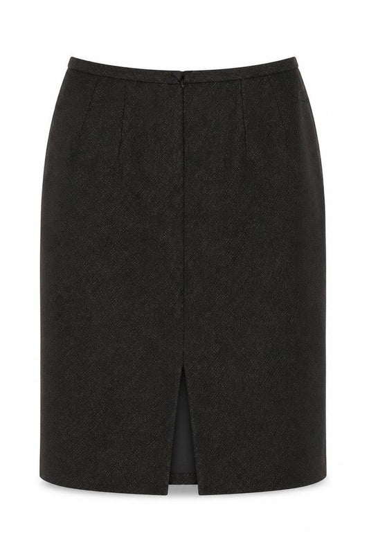 MADELENE Womens Black   Flare Skirt Size 14