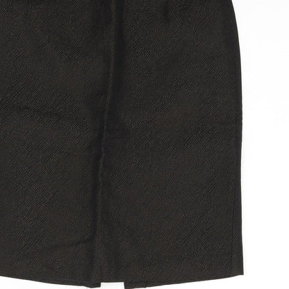 MADELENE Womens Black   Flare Skirt Size 14