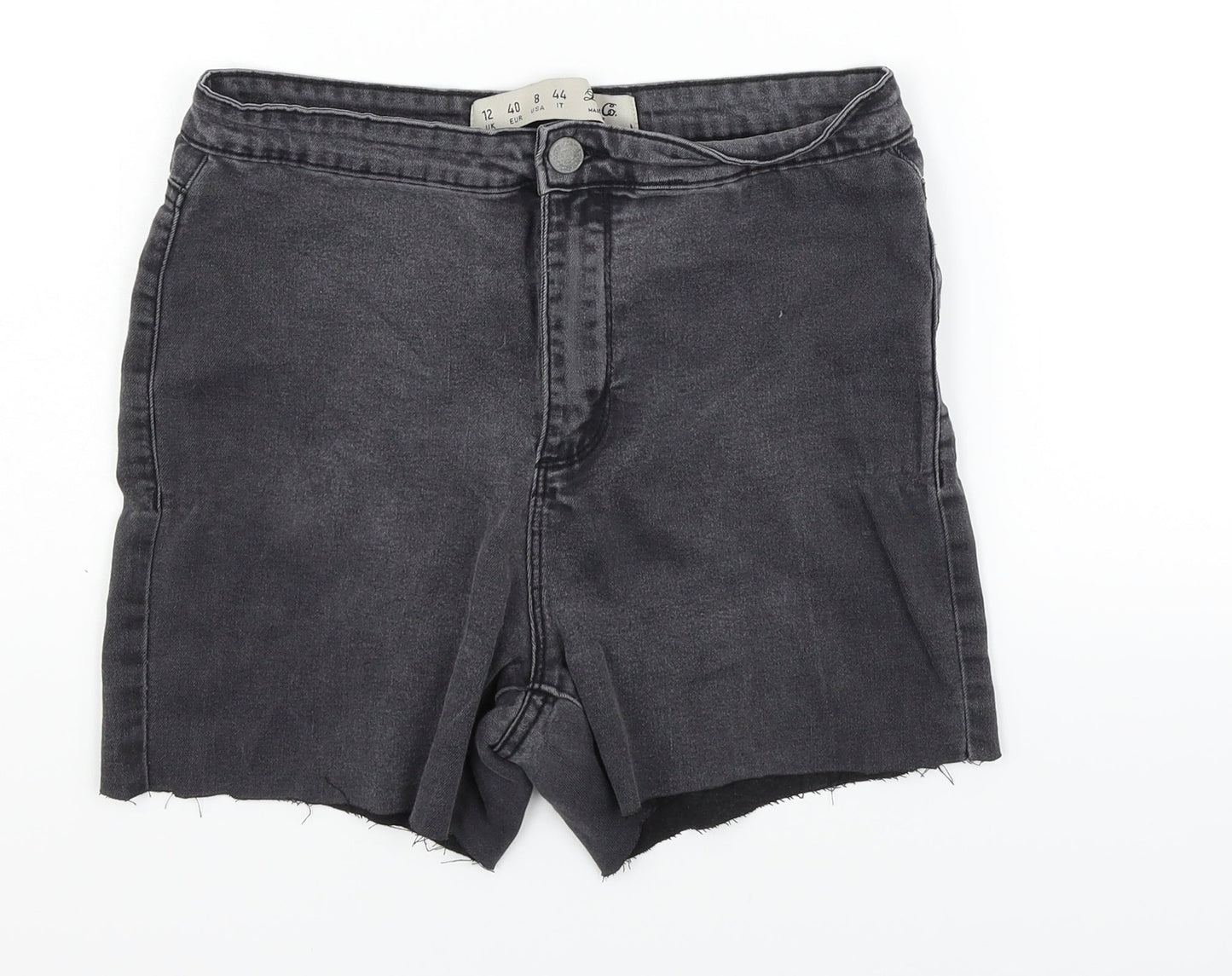 deniem & co Womens Grey   Hot Pants Shorts Size 12