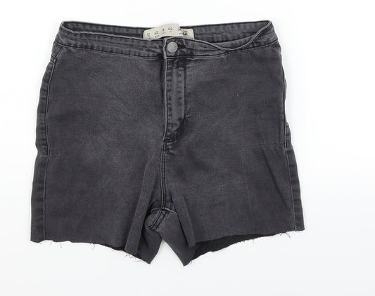 deniem & co Womens Grey   Hot Pants Shorts Size 12