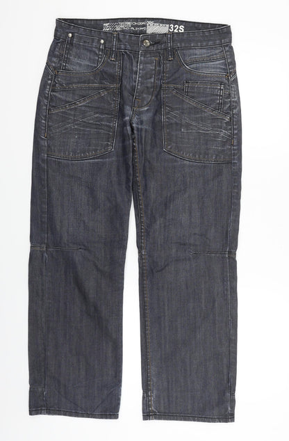 NEXT Womens Blue   Straight Jeans Size 32 in L27 in