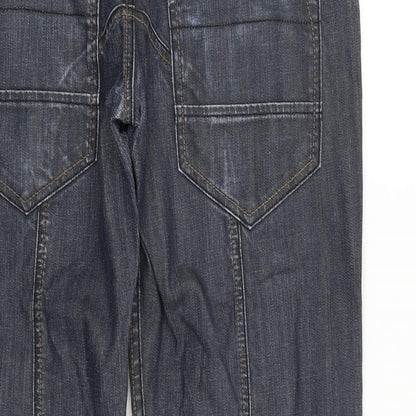 NEXT Womens Blue   Straight Jeans Size 32 in L27 in