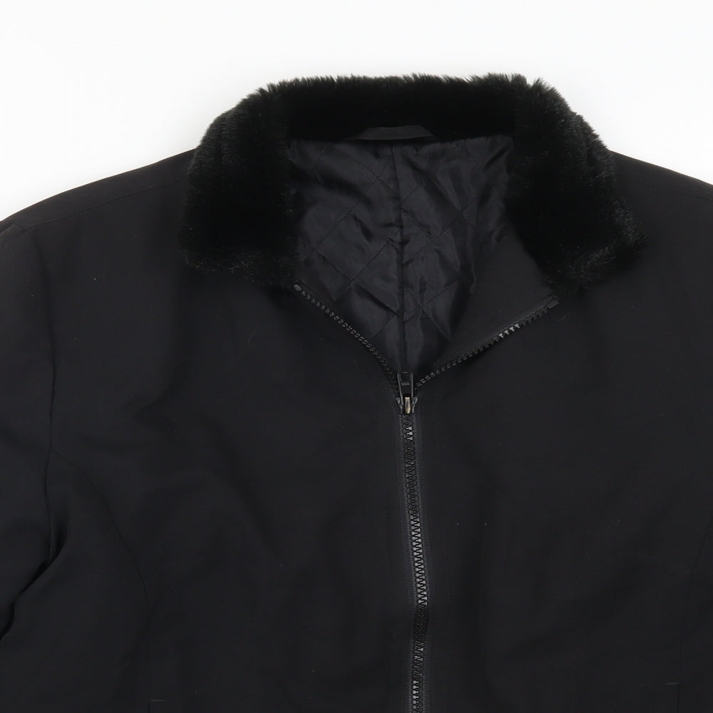 New Look Womens Black   Jacket Coat Size 14