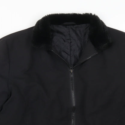 New Look Womens Black   Jacket Coat Size 14