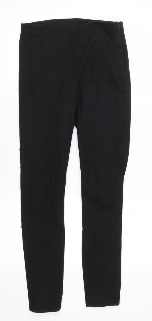 Womens UK Size 8 H&M Regular Fit Skinny Black Jeans