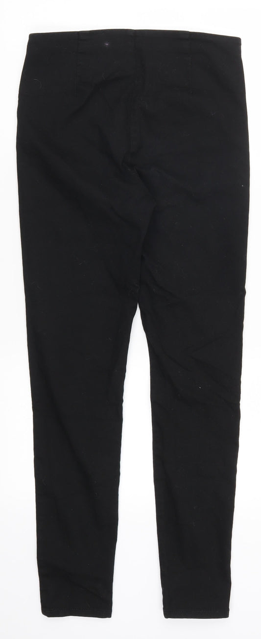 Womens UK Size 8 H&M Regular Fit Skinny Black Jeans