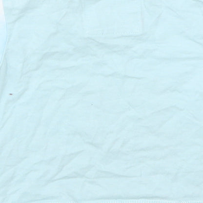 TU Baby Blue   Basic T-Shirt Size 0-3 Months  - Pineapples on the Beach