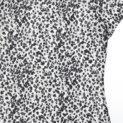 Womens UK Size 8 NEXT Grey Basic T-Shirt