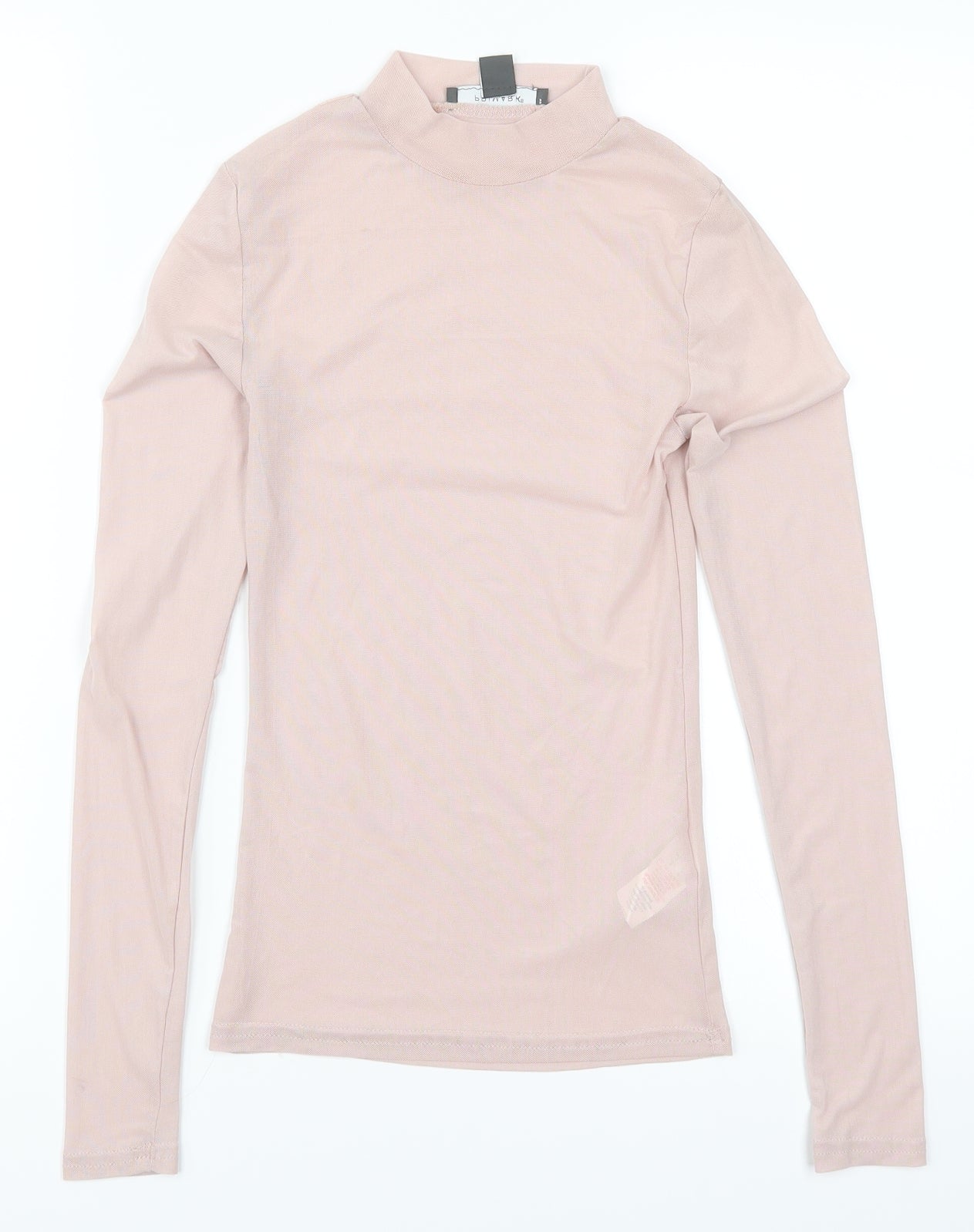 Primark Womens Pink  Mesh Basic T-Shirt Size 4
