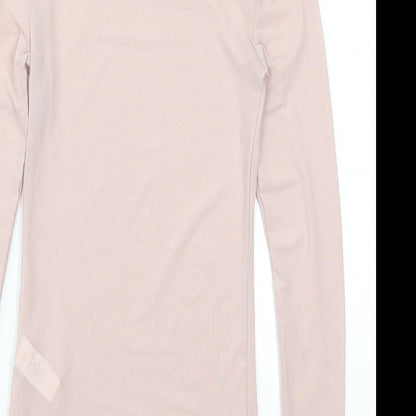 Primark Womens Pink  Mesh Basic T-Shirt Size 4