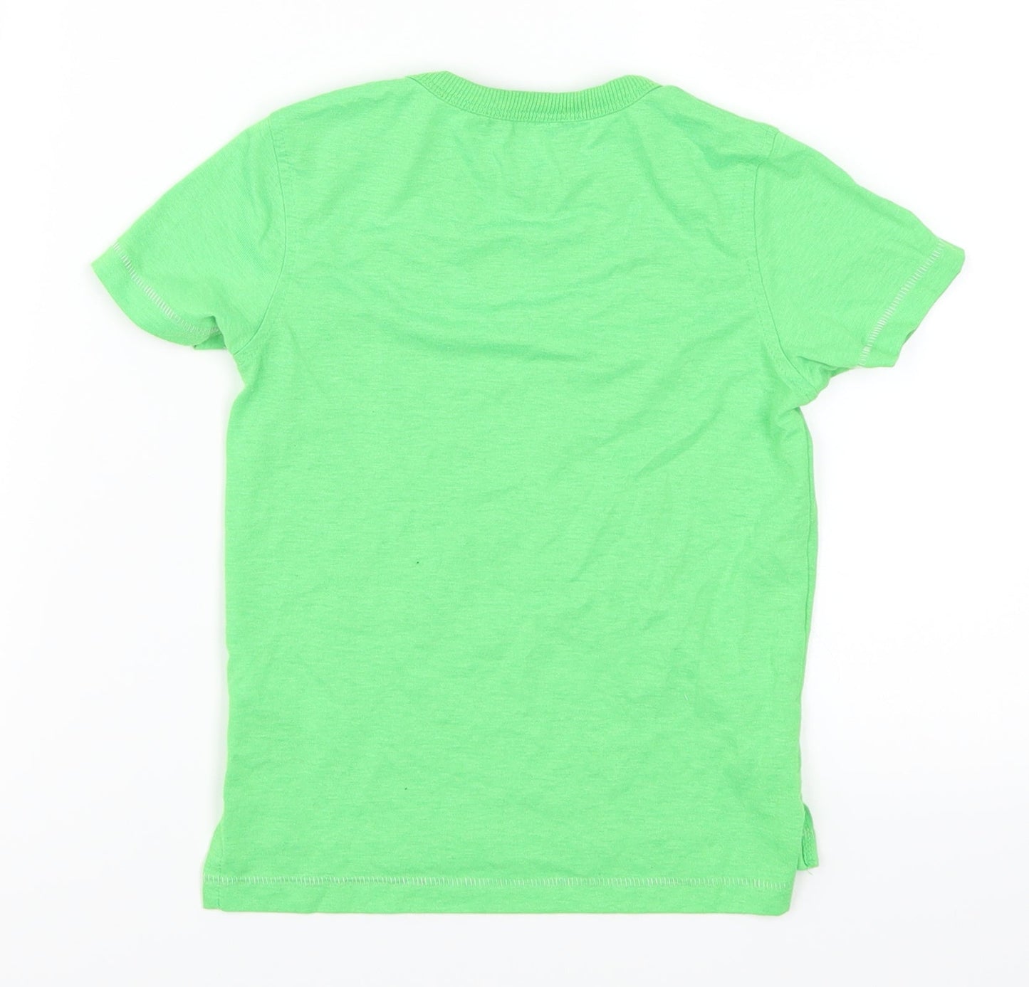 George Boys Green   Basic T-Shirt Size 3-4 Years  - Little But Loud