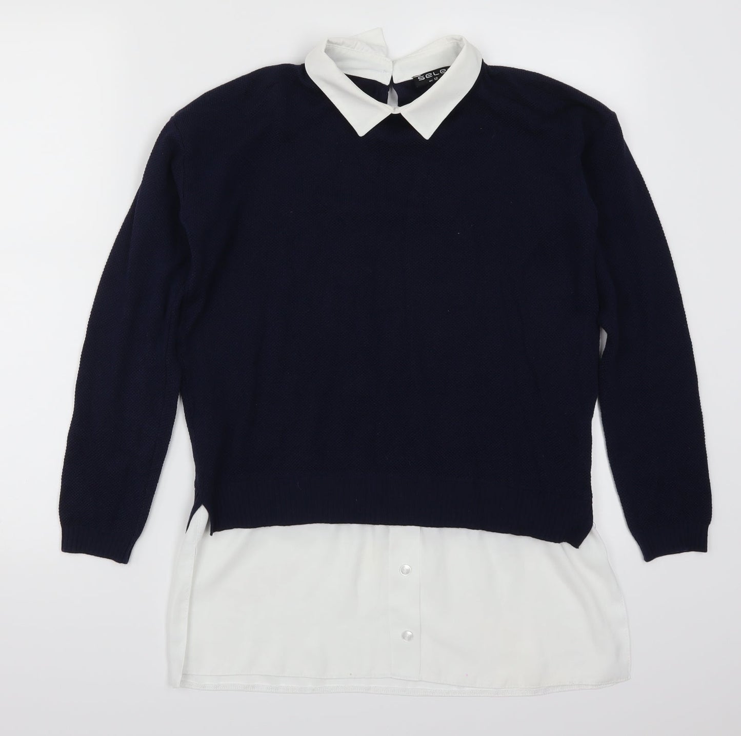 Select Womens Blue   Pullover Jumper Size 12