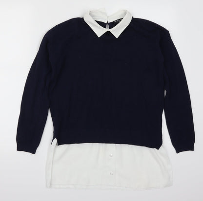 Select Womens Blue   Pullover Jumper Size 12