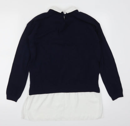 Select Womens Blue   Pullover Jumper Size 12