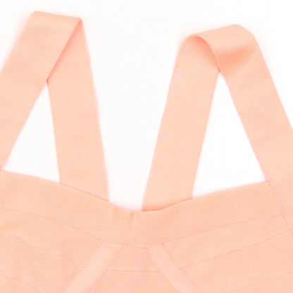 WOW Couture Womens Pink   Cropped Tank Size L  - Coral Coloured