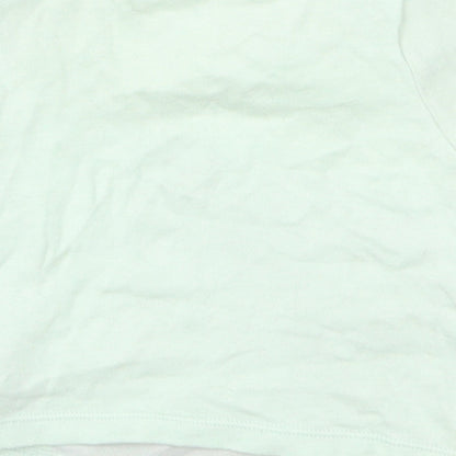 Nutmeg Girls Green   Basic T-Shirt Size 3-6 Months  - Sleepy Snuggles Bunny