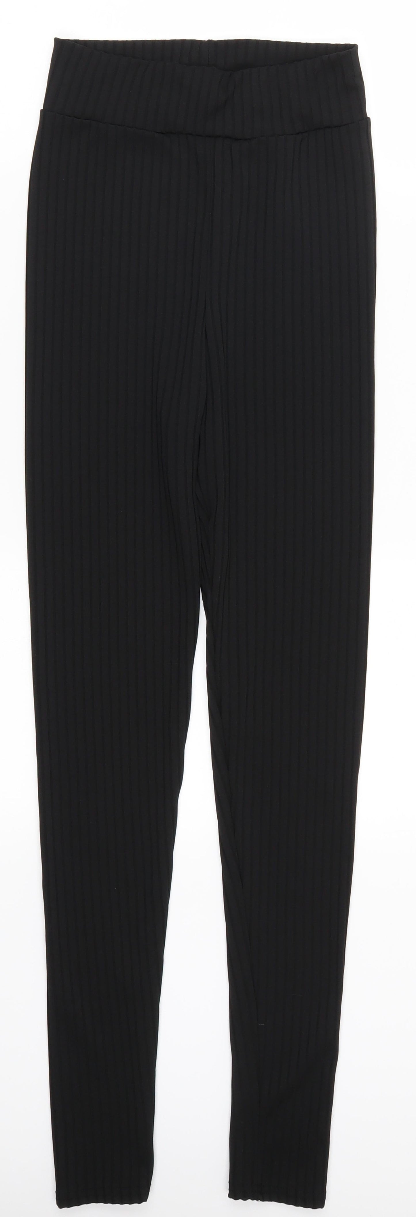 Womens UK Size 23 in PRETTYLITTLETHING  Carrot Black Leggings