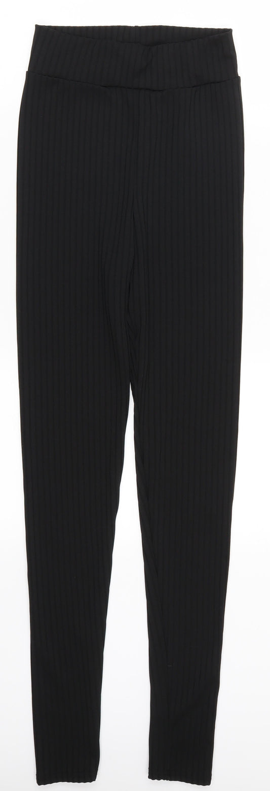 Womens UK Size 23 in PRETTYLITTLETHING  Carrot Black Leggings