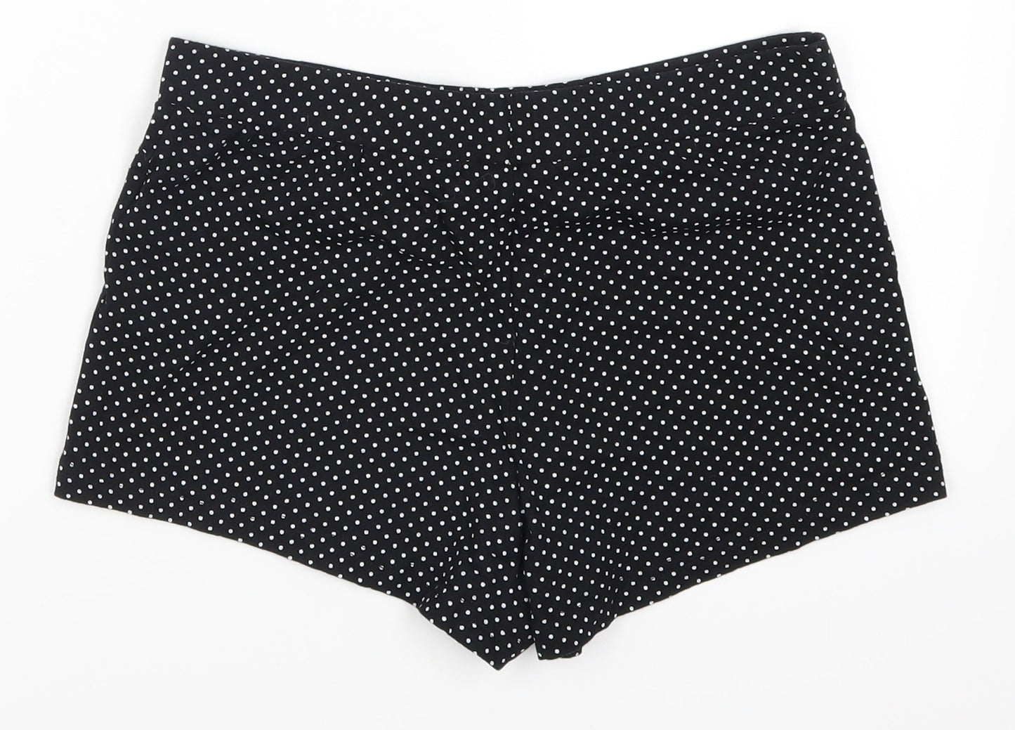 New Look Girls Black Polka Dot  Sweat Shorts Size M