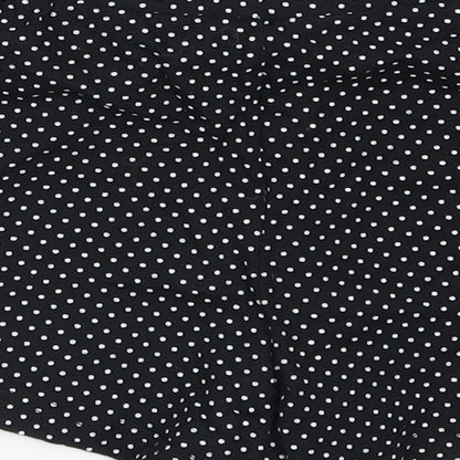 New Look Girls Black Polka Dot  Sweat Shorts Size M