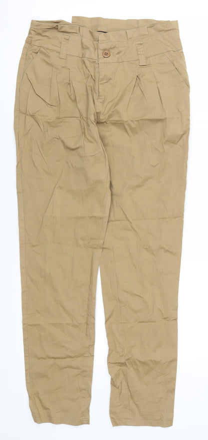 International Womens Beige   Trousers  Size 10 L26 in