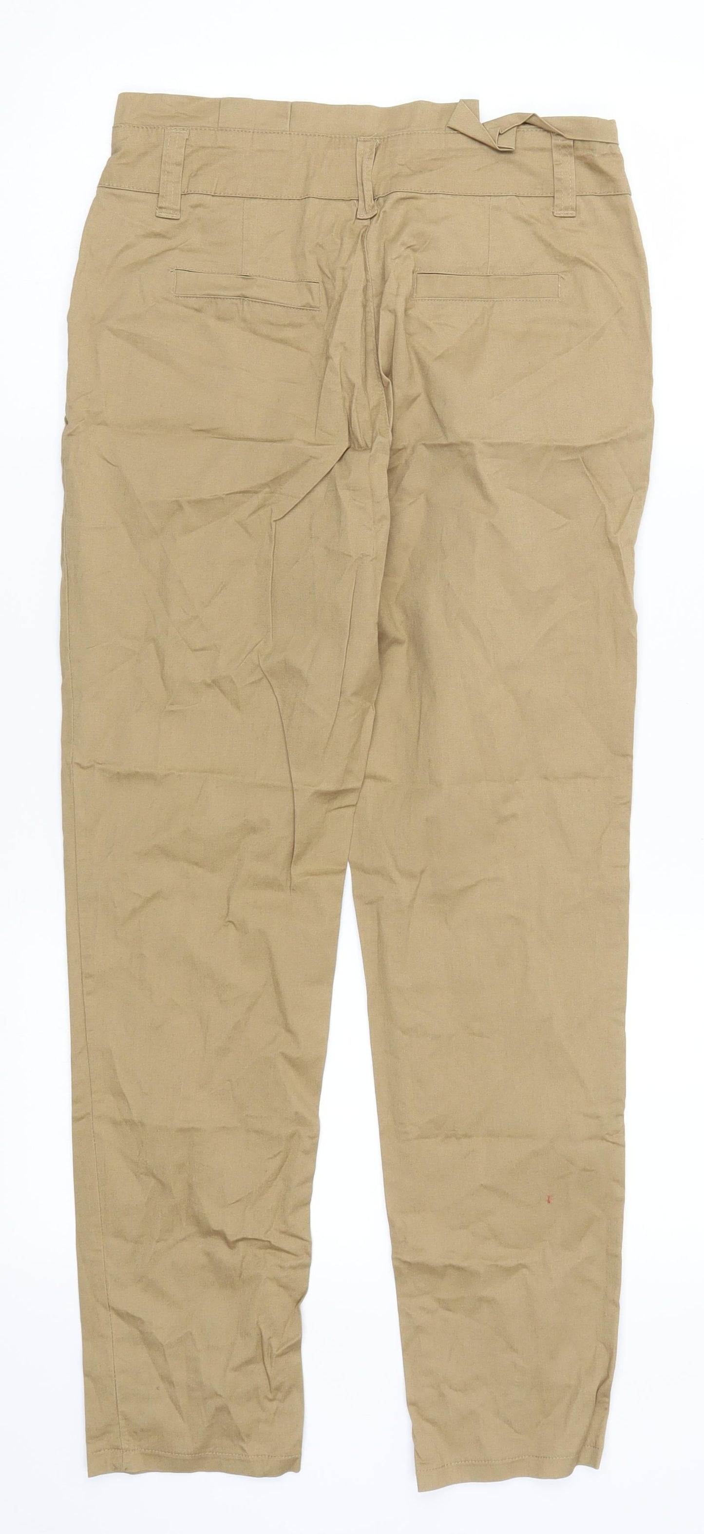 International Womens Beige   Trousers  Size 10 L26 in