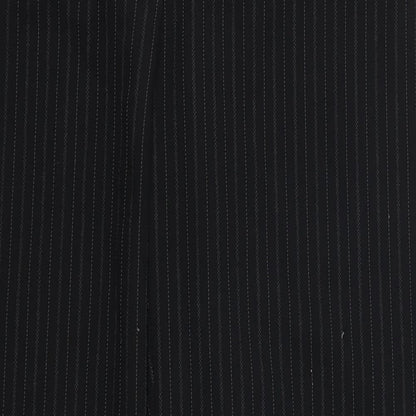George Womens Black Striped  Trousers  Size 12 L29 in