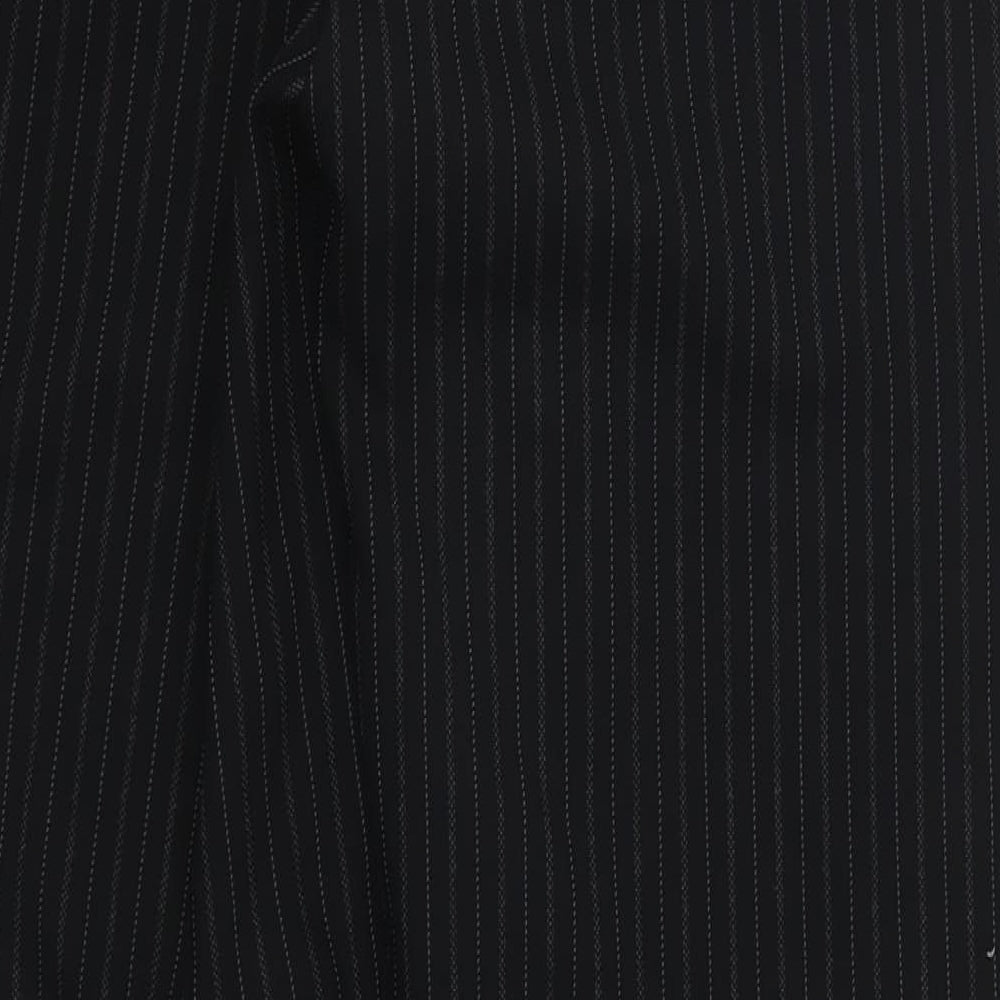 George Womens Black Striped  Trousers  Size 12 L29 in