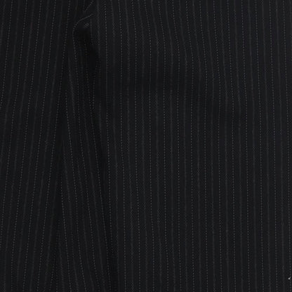 George Womens Black Striped  Trousers  Size 12 L29 in