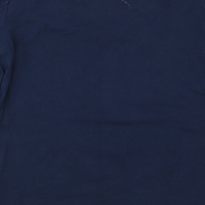 Womens UK Size L H&M Blue Basic T-Shirt