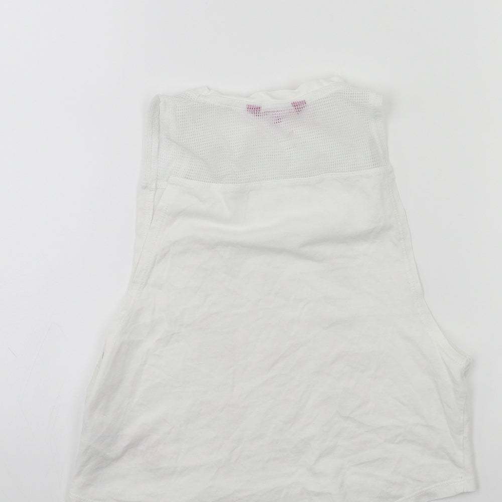 Pineapple Girls White   Basic Tank Size 5-6 Years