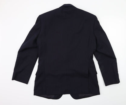 Mens UK Size 38 Marks and Spencer Regular Blue Suit Jacket