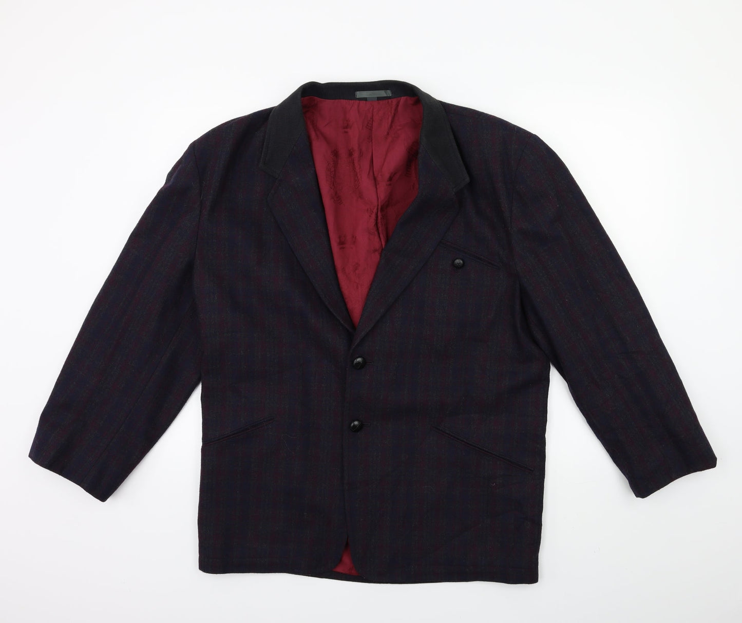 Mens UK Size 42 Preworn Regular Blue Suit Jacket