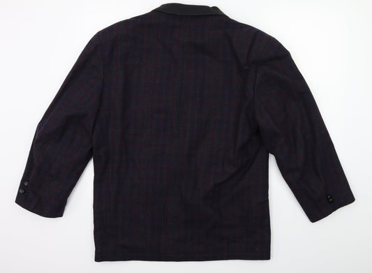Mens UK Size 42 Preworn Regular Blue Suit Jacket