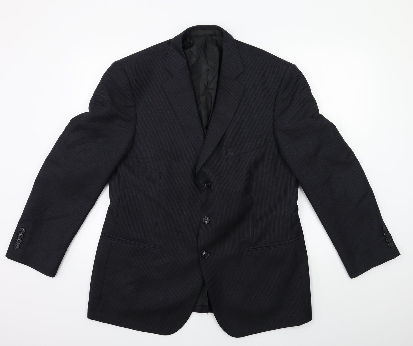 Mens UK Size 42 Marks and Spencer Regular Blue Suit Jacket