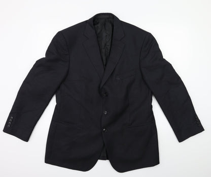 Mens UK Size 42 Marks and Spencer Regular Blue Suit Jacket