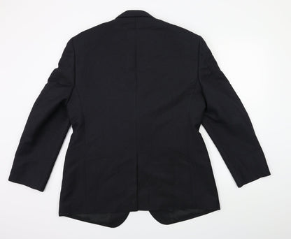 Mens UK Size 42 Marks and Spencer Regular Blue Suit Jacket
