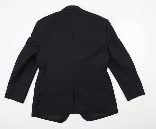 Mens UK Size 42 Marks and Spencer Regular Blue Suit Jacket